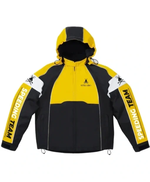 Stegaro Racing Team Speed Yellow And Black Jacket