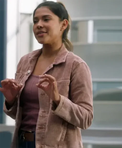 The Rookie S07 Lisseth Chavez Pink Corduroy Jacket