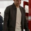 9-1-1 S08 Eddie Diaz Black Leather Jacket