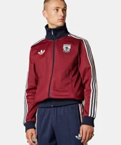 Adidas Arsenal Maroon Track Jacket