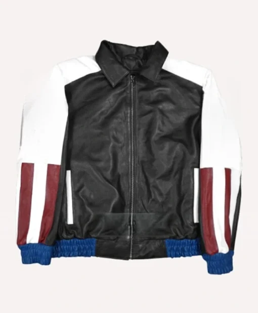 American Flag Vintage Usa Leather Jacket