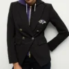 Baltimore Ravens Dickey Black Blazer