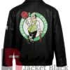 Boston Celtics Leather Black Jacket