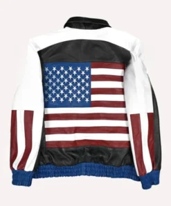 Buy Now American Flag Vintage USA Leather Jacket For Men And Women