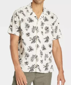 Buy Now Below Deck Down Under Season 03 White And Black Floral Printed Short Sleeve Shirt For Unisex