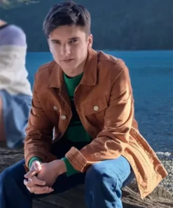 Buy Now Bruno Meller Garay TV Series Caught season 01 Matías Recalt Brown Cotton Jacket For Unisex