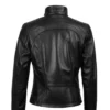 Buy Now Cafe Racer Slim Fit Black Leather Jacket For Men And Women