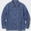 Buy Now Callum Adams I Jack Wright Season 01 Kyle Denim Work Blue Striped Jacket For Unisex