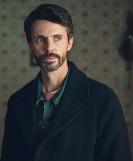 Buy Now Carl Morck TV-Series Dept. Q Season 01 Matthew Goode Black Wool Coat For Unisex