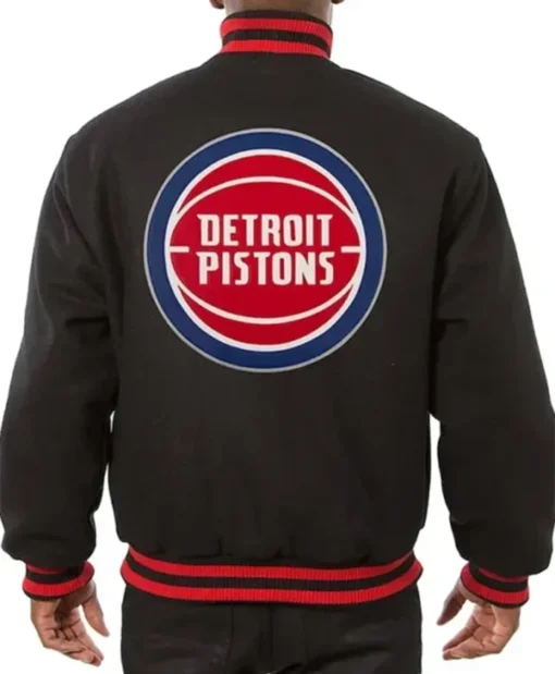 Buy Now Detroit Pistons Black Letterman Varsity Jacket For Men And Women
