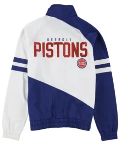Buy Now Detroit Pistons White And Blue Track Jacket For Men And Women