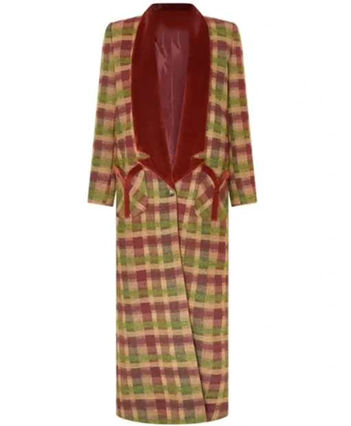 Buy Now Erika Christensen TV-Series Will Trent Season 03 Angie Polaski Multicolor Checkered Coat For Unisex