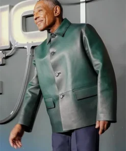 Buy Now Giancarlo Esposito Movie The Electric State 2025 Premiere Green Leather Jacket For Unisex