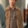 Buy Now Kenneth Choi TV Series 9-1-1 Season 08 Howie Han Brown Suede Leather Jacket For Unisex