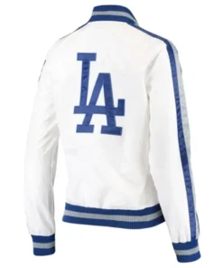 Buy Now Los Angeles Dodgers Hometown White And Royal Blue Varsity Jacket For Unisex