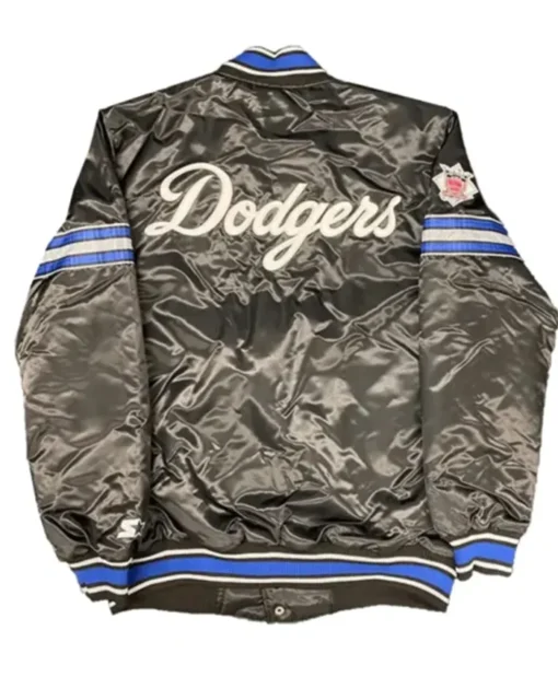 Buy Now Los Angeles Dodgers Pick And Roll Black Varsity Jacket For Men And Women