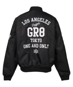 Buy Now Los Angeles Dodgers x GR8 Black Varsity Jacket For Men And Women