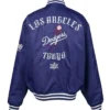 Buy Now Los Angeles Dodgers x GR8 Blue Varsity Jacket For Men And Women