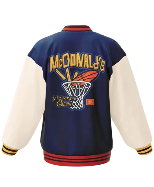 Buy Now McDonald’s All American Games x Playa Society Letterman Varsity Jacket For Unisex