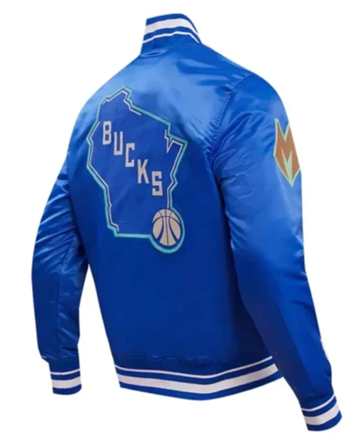 Buy Now Milwaukee Bucks 2023 And 24 City Edition Royal Blue Varsity Jacket For Men And Women