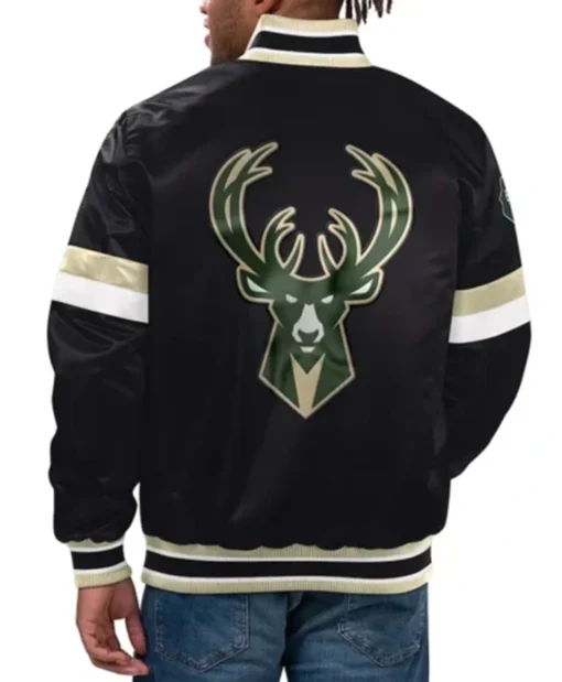 Buy Now Milwaukee Bucks Home Game Black Varsity Jacket For Men And Women