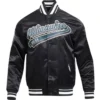 Buy Now Milwaukee Bucks Script Tail Black Varsity Jacket For Men And Women