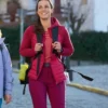 Buy Now Monica Movie Journey To You 2025 Erin Cahill Maroon Puffer Jacket For Unisex