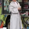 Buy Now Movie Office Romance 2025 Jennifer Lopez Grey Trench Coat For Men And Women