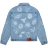 Buy Now OVO NBA Team Icons Blue Denim Jacket For Men And Women