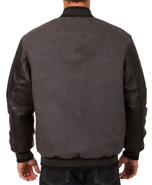 Buy Now Philadelphia Eagles Charcoal And Black Varsity Jacket For Unisex