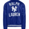 Buy Now Ralph Lauren Dodgers Blue Varsity Jacket For Men And Women