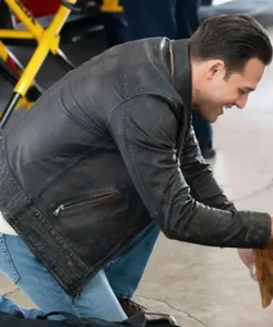 Buy Now Ryan Guzman TV Series 9-1-1 Season 08 Eddie Diaz Black Leather Jacket For Unisex