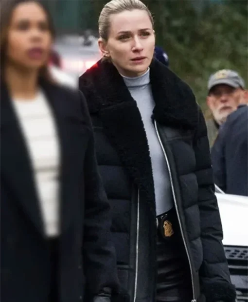 Buy Now SA Nina Chase TV-Series FBI Most Wanted Season 06 Shantel VanSanten Black Puffer Jacket For Unisex