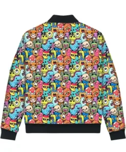 Buy Now Stegaro Rich Brushed Monster Friends Bomber Jacket For Men And Women
