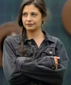 Buy Now TV-Series Million Dollar Secret Season 01 Cara Kies Black Denim Cropped Jacket For Unisex