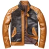 Cafe Racer Black And Brown Jacket