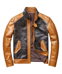Cafe Racer Black And Brown Jacket