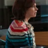 Elsbeth S02 Carrie Preston Rainbow Striped Jacket