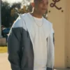 Forever S01 Xavier Mills Grey And White Track Jacket