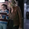 Hacks S04 Winnie Landell Brown Leather Jacket