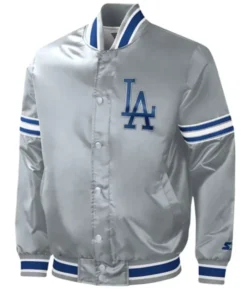 Los Angeles Dodgers Slider Grey Varsity Jacket