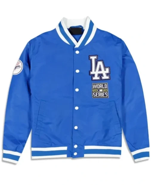 Los Angeles Dodgers World Series Logo Select Royal Blue Varsity Jacket