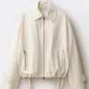 Mango April 25 Light OFF-White Jacket