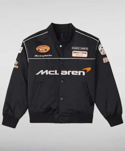 Mclaren Racing Black Varsity Jacket