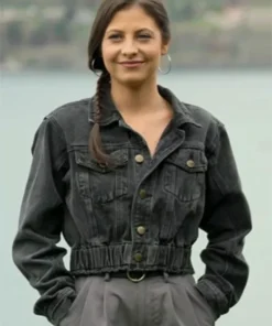 Million Dollar Secret S01 Cara Kies Black Denim Jacket
