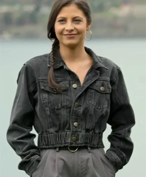 Million Dollar Secret S01 Cara Kies Black Denim Jacket