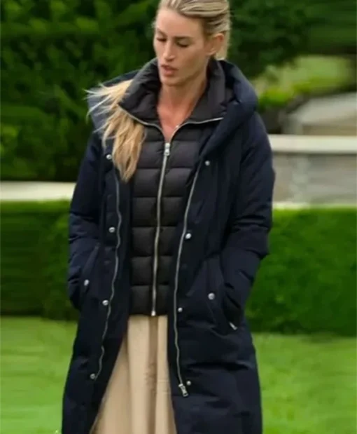 Million Dollar Secret S01 Sydnee Falkner Blue Puffer Jacket