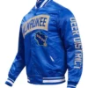 Milwaukee Bucks 2023 And 24 City Edition Royal Varsity Jacket