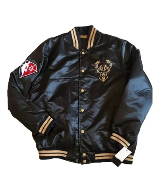 Milwaukee Bucks Limited Edition Black Varsity Jacket
