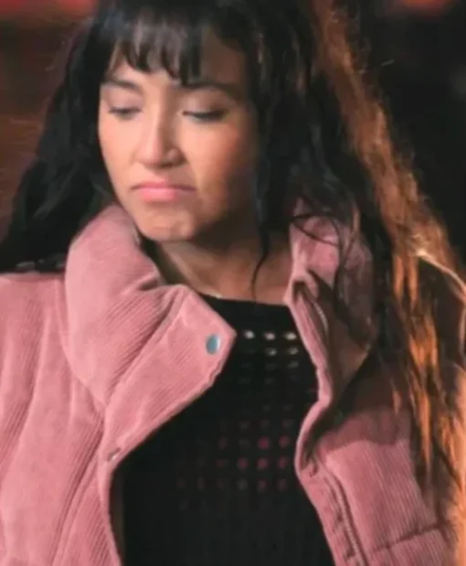 Overcompensating 2025 Wally Baram Pink Puffer Jacket